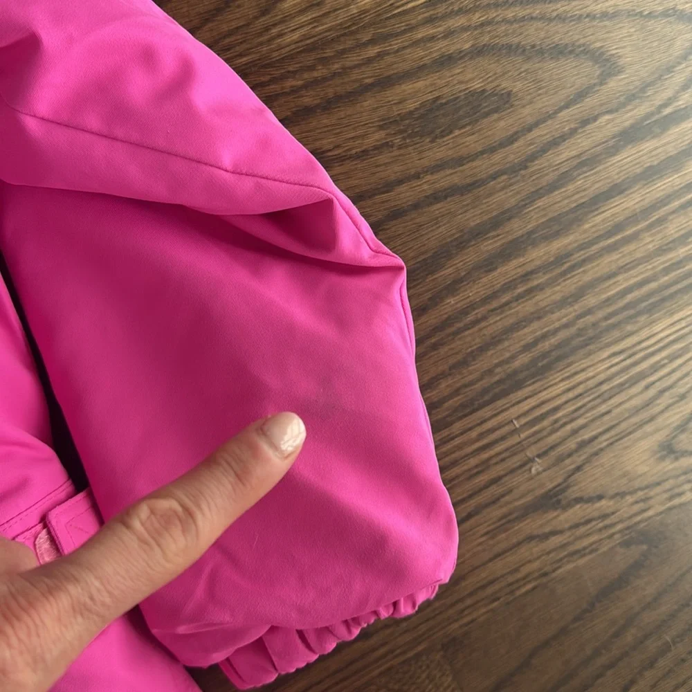 Magenta pink one piece snow suit size 7 - Picture 6 of 7